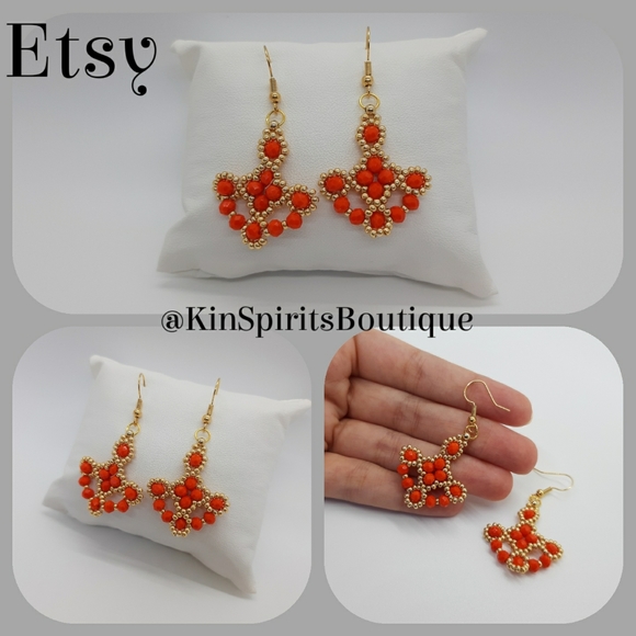 Bohemia Beaded Earrings - Picture 4 of 4